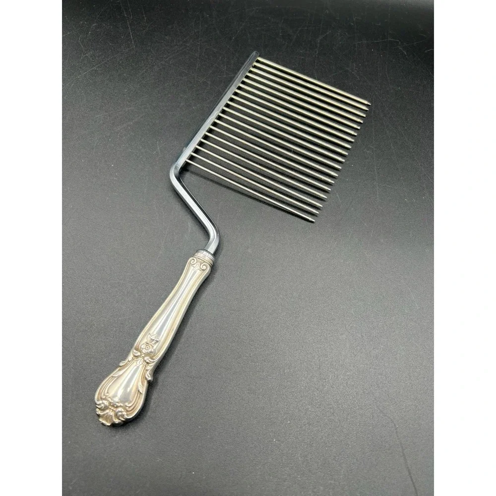VTG Cake Breaker WEB Sterling - Sterling Handle w/Stainless Prongs 10.5